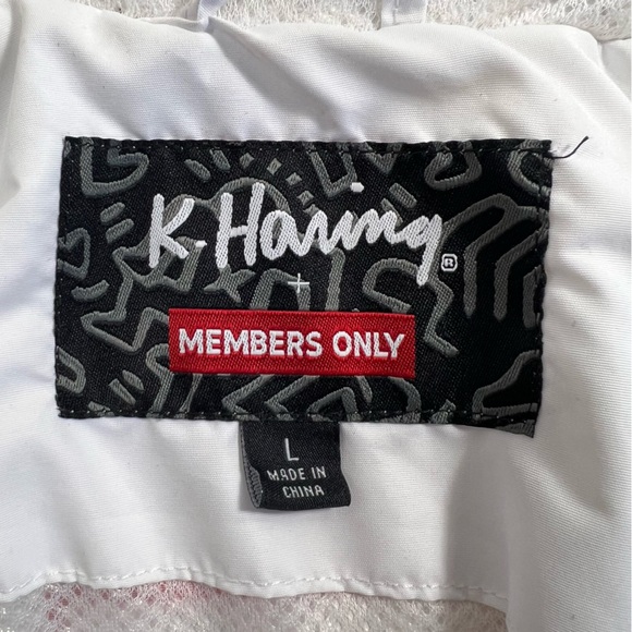 Keith Haring X Members Only Half Zip Jacket - Picture 10 of 15